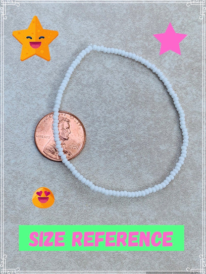 11/0 Set of 4 Girls Best Friend Japanese stretch tiny Seed bead bracelet set, Diamond tone, silver, soft gold, and black tone